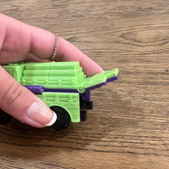 2019 Auby Toy Green Plastic Flip Truck Transformer Vehicle - Picture 4 of 5